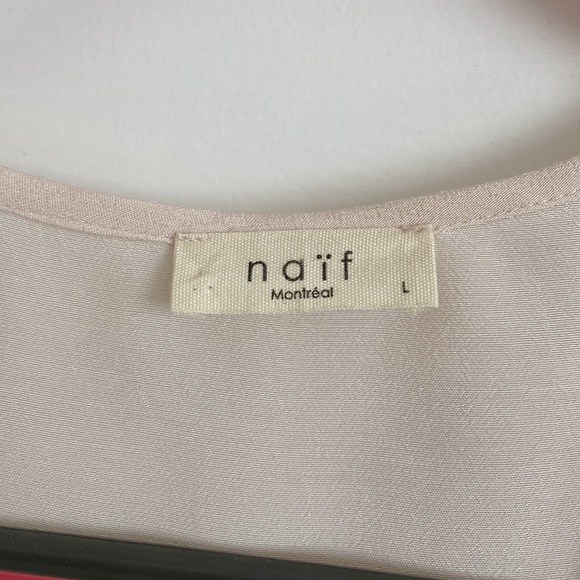 naïf Montreal pale pink blouse - Picture 3 of 4